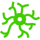 a green neuron icon